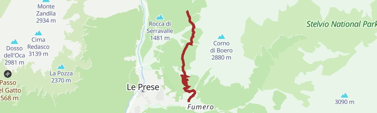 Route map: Profa Alta